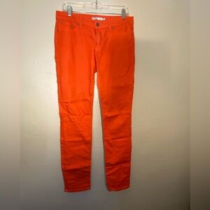 Prana straight leg orange pants - sz 8